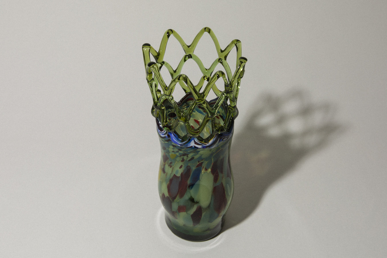 Colourful glass VASE