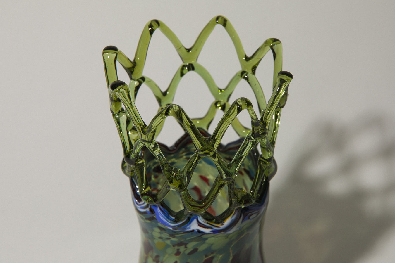 Colourful glass VASE