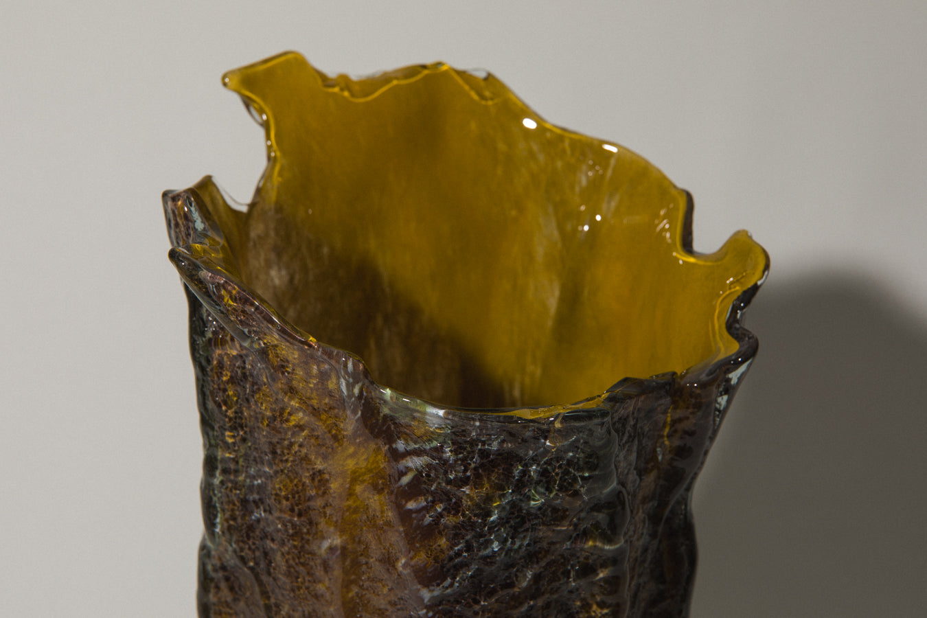 Tree-trunk glass FLOOR VASE