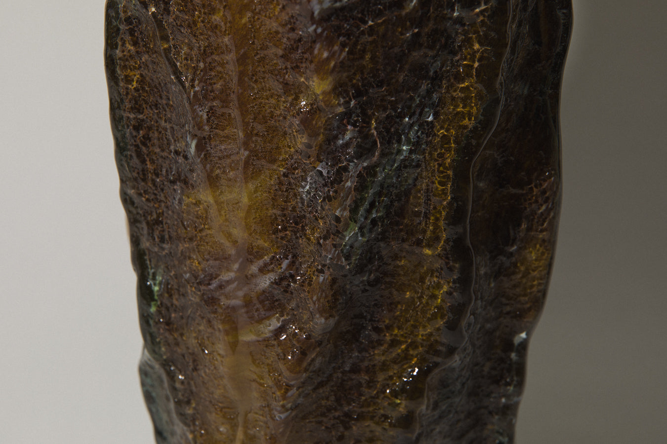 Tree-trunk glass FLOOR VASE