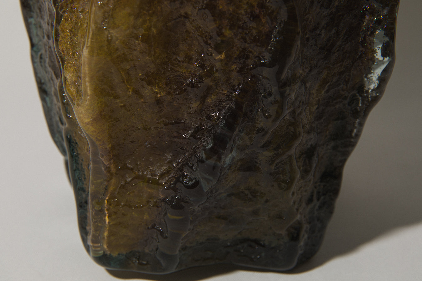 Tree-trunk glass FLOOR VASE
