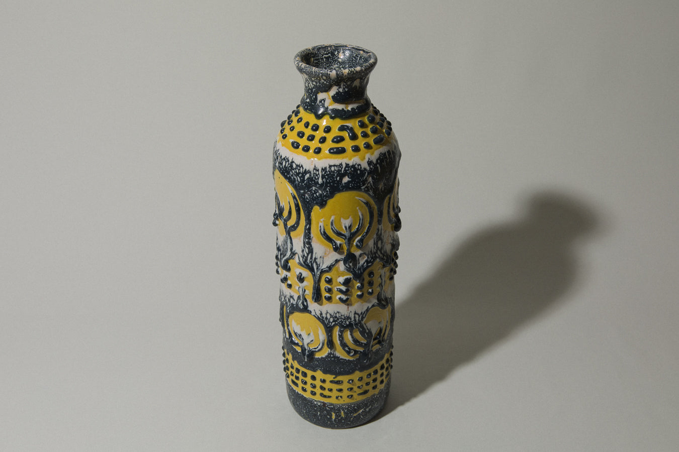 Vintage ceramic cylinder VASE _ 478