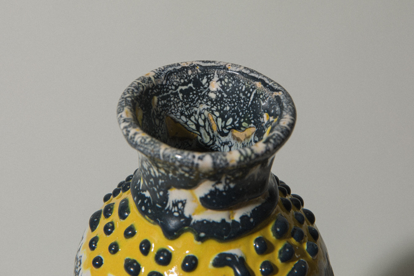 Vintage ceramic cylinder VASE _ 478