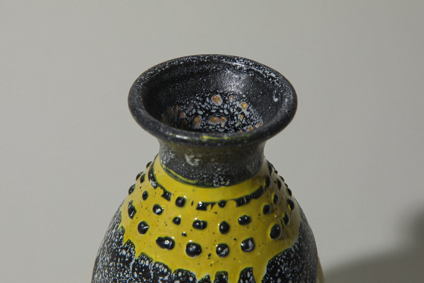 Vintage ceramic cylinder VASE _ 483