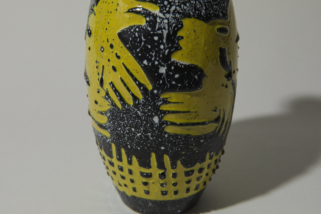 Vintage ceramic cylinder VASE _ 483