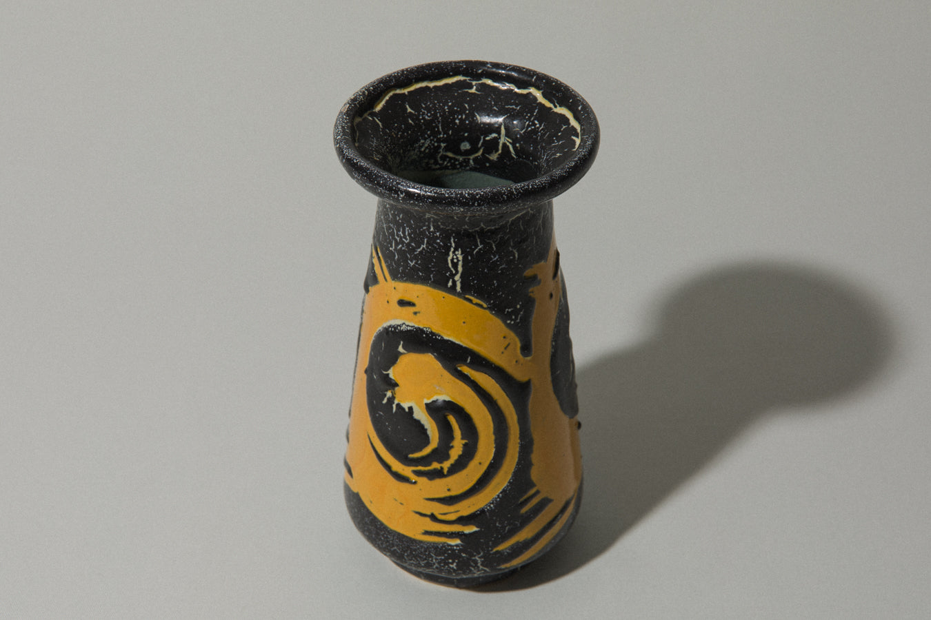 Vintage ceramic cylinder VASE _ 485