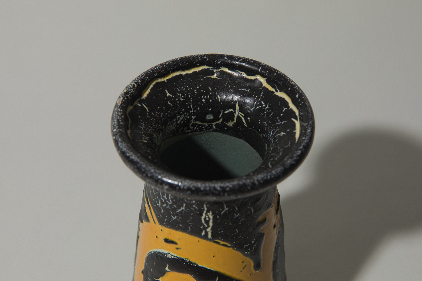 Vintage ceramic cylinder VASE _ 485