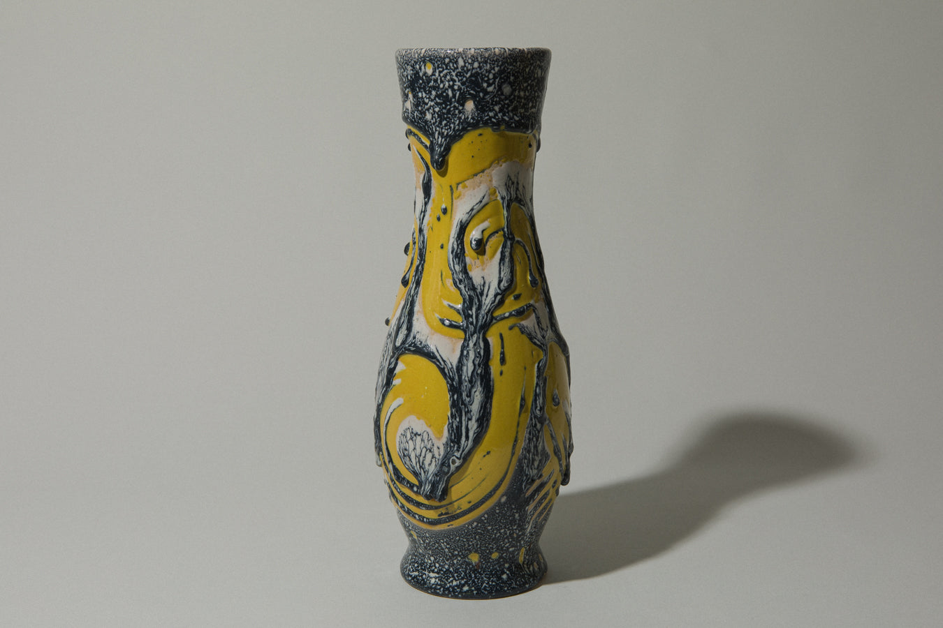Vintage ceramic cylinder VASE _ 488