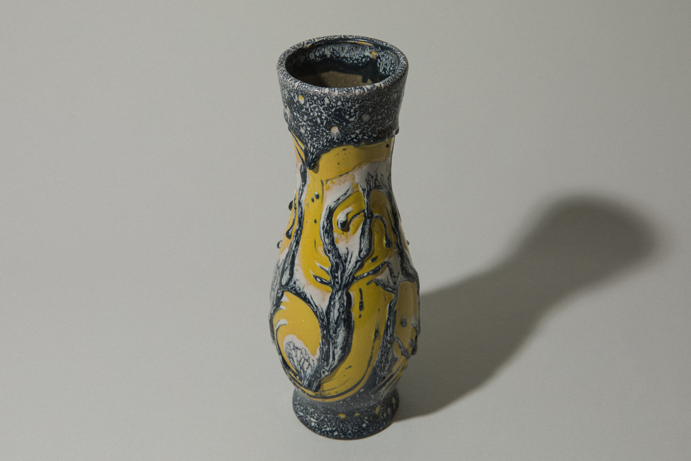 Vintage ceramic cylinder VASE _ 488