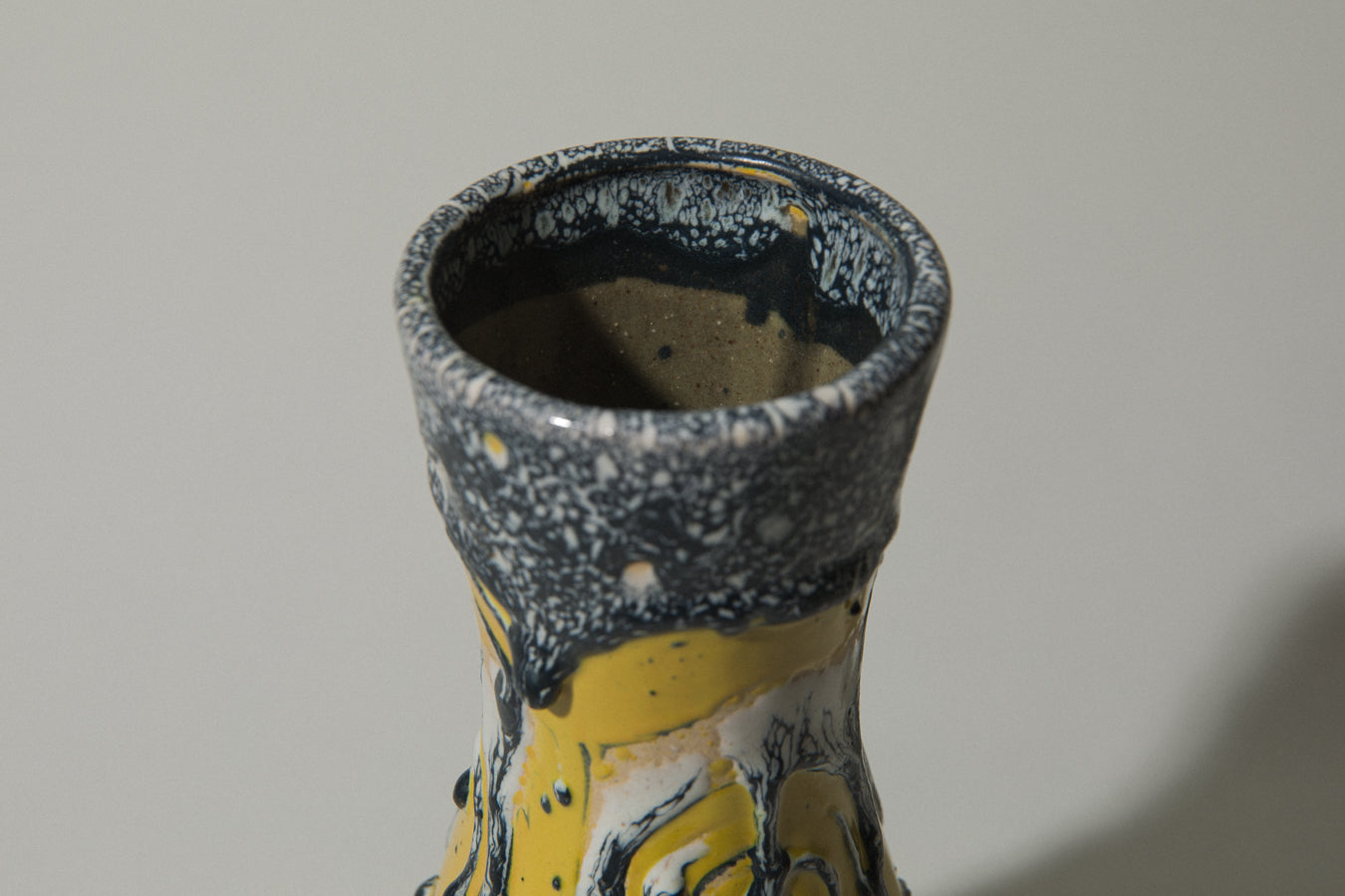 Vintage ceramic cylinder VASE _ 488