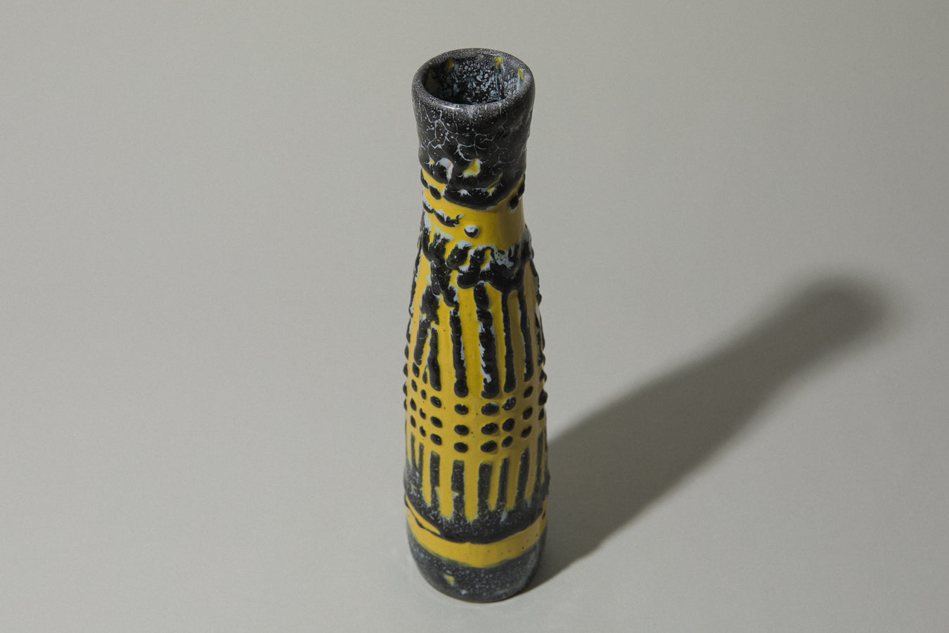 Vintage ceramic cylinder VASE _ 489