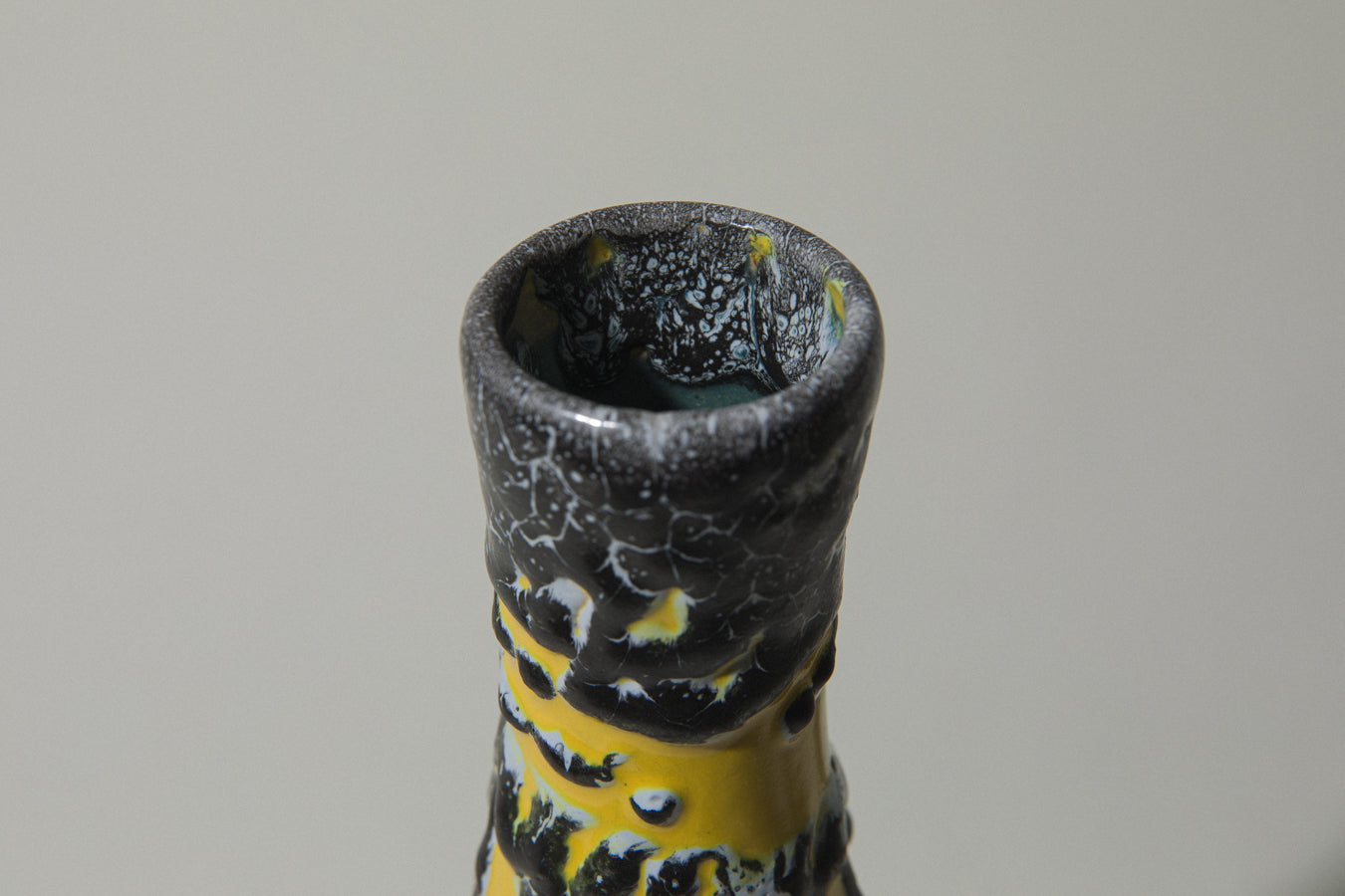 Vintage ceramic cylinder VASE _ 489