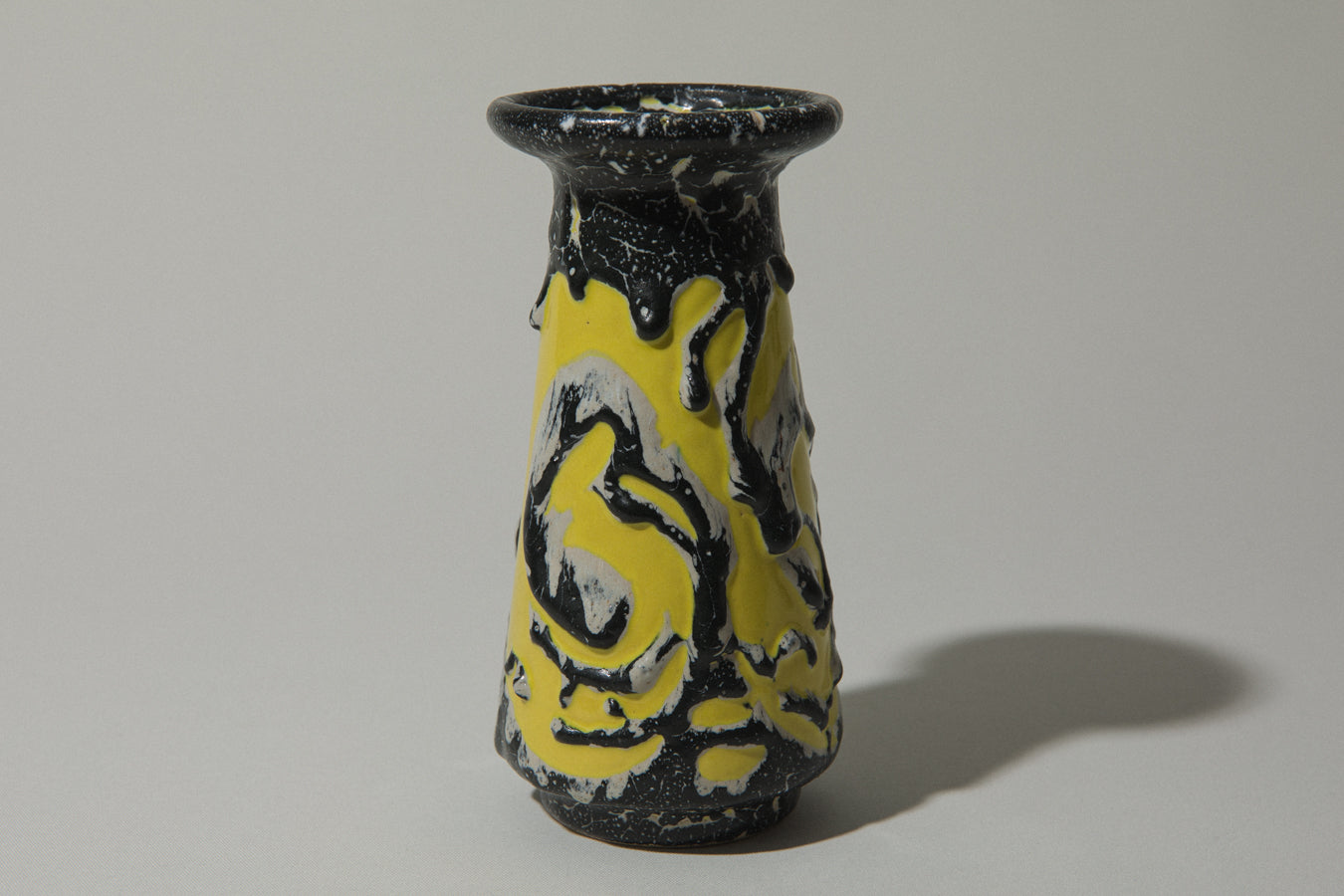 Vintage ceramic cylinder VASE _ 490