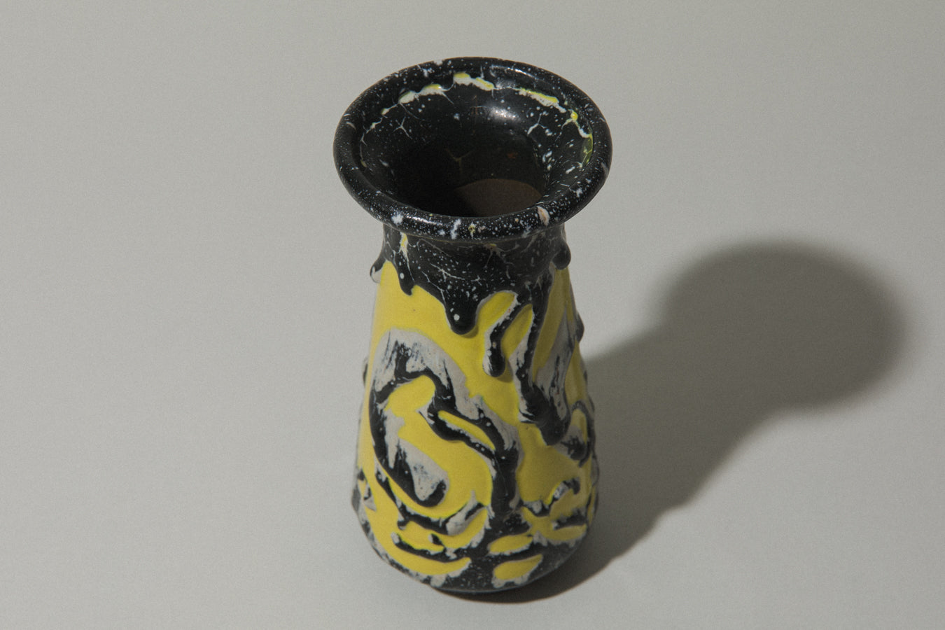 Vintage ceramic cylinder VASE _ 490