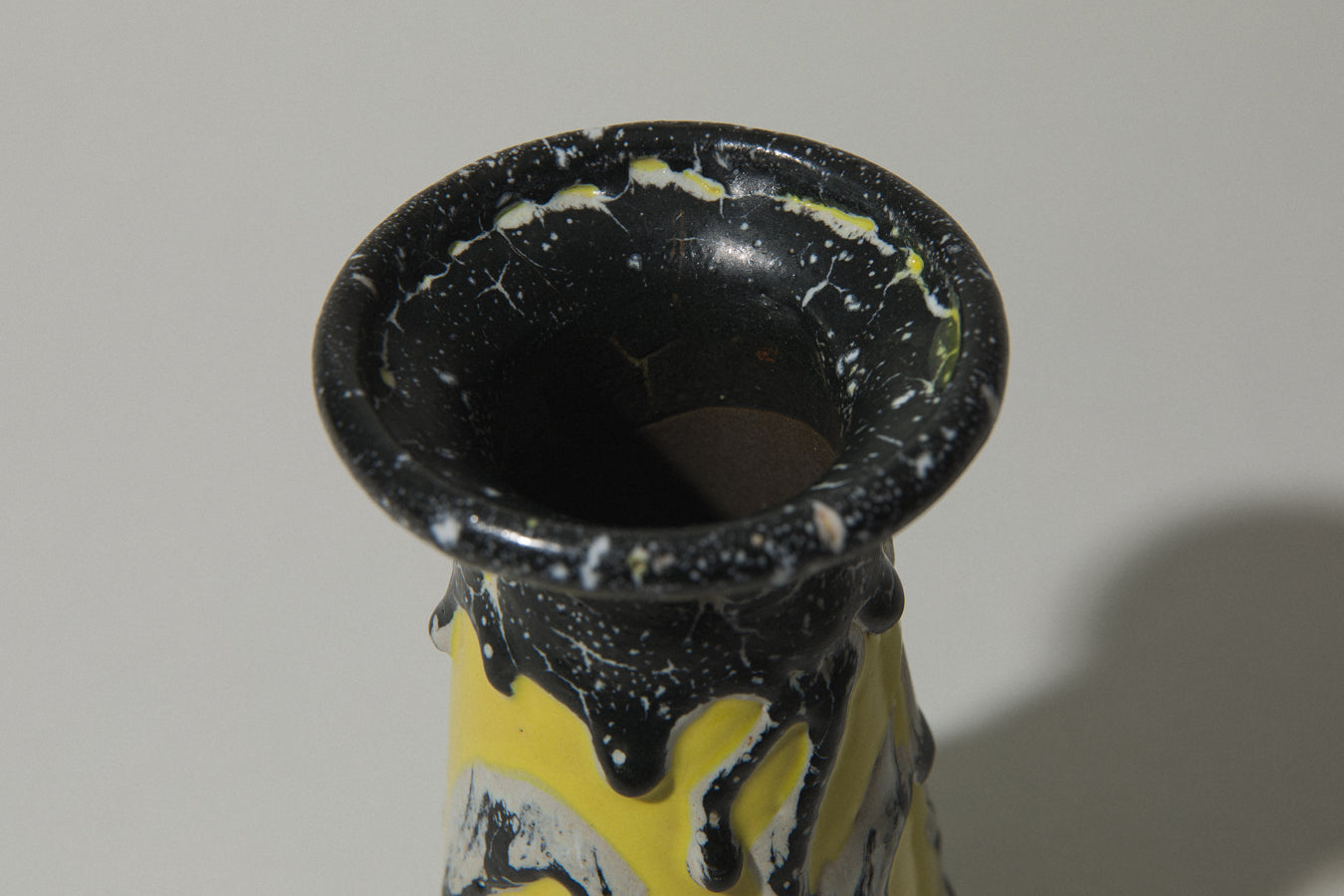 Vintage ceramic cylinder VASE _ 490