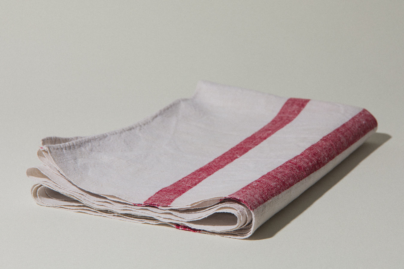 Vintage red-striped TOWEL