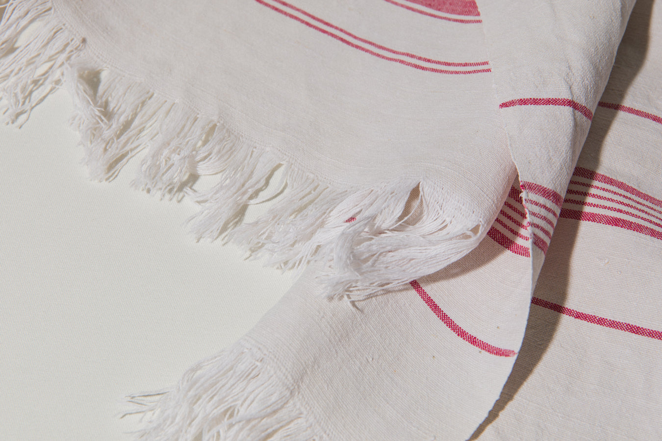 Vintage red-striped TOWEL