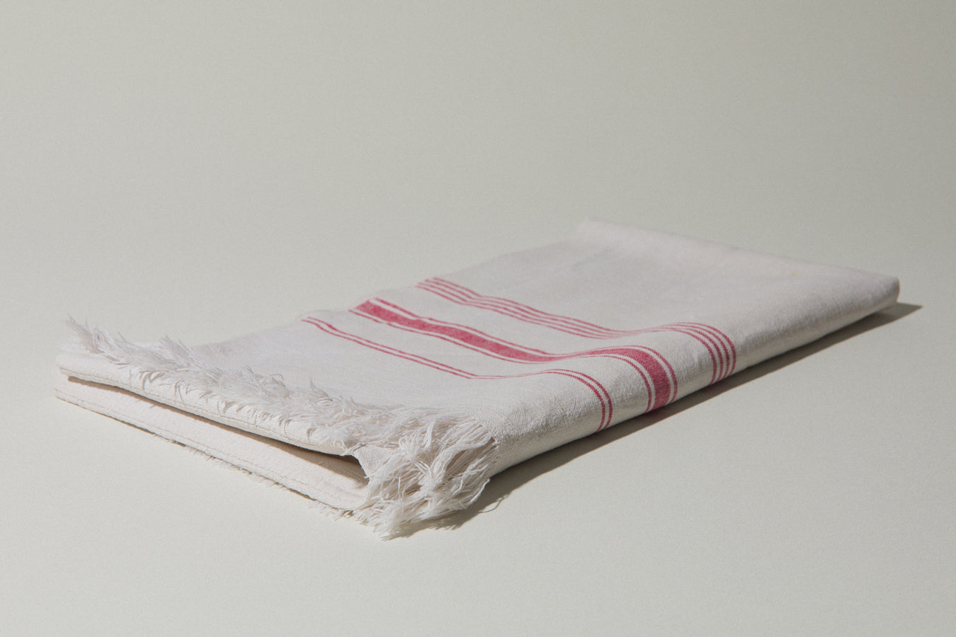 Vintage red-striped TOWEL