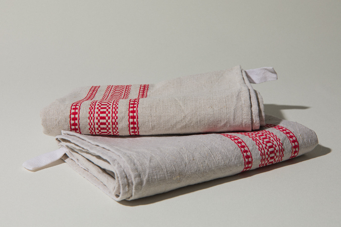 Vintage red-striped TOWEL