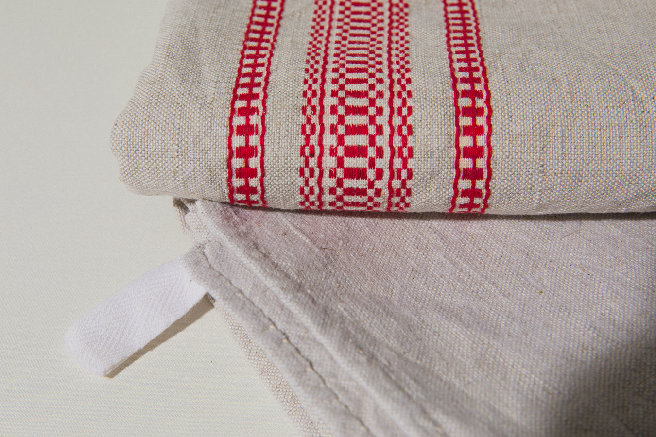 Vintage red-striped TOWEL