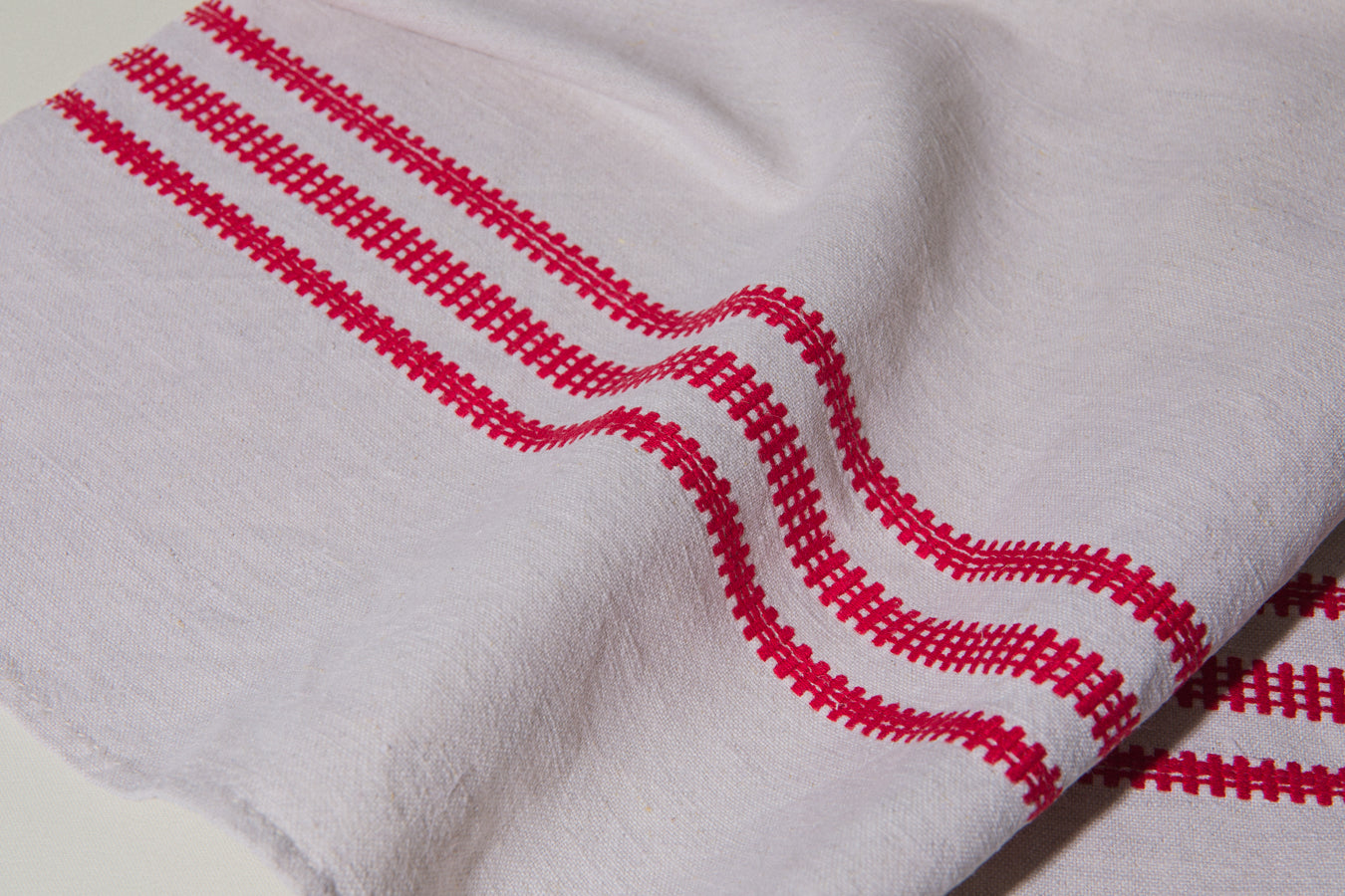 Vintage red-striped TOWEL
