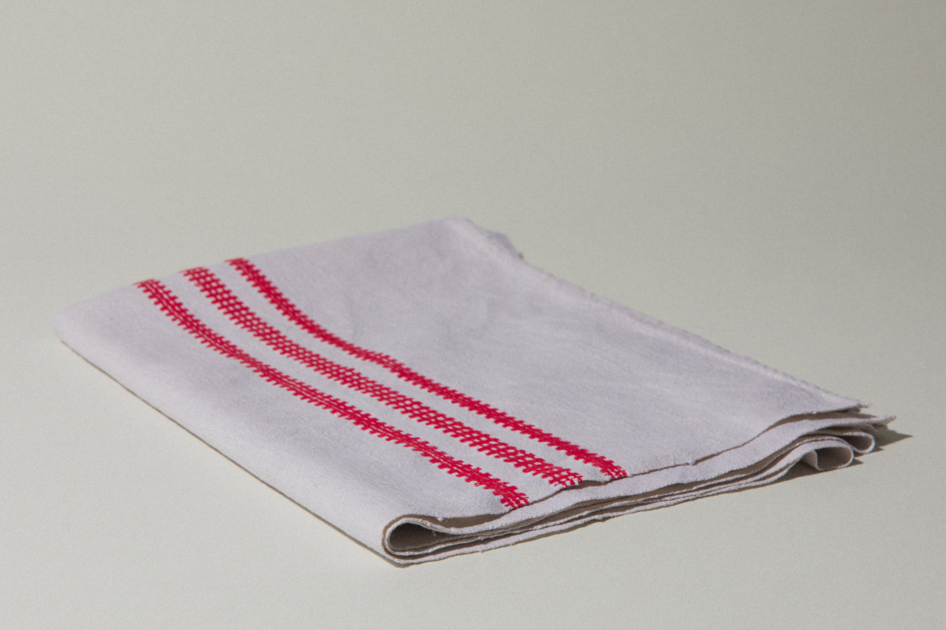 Vintage red-striped TOWEL