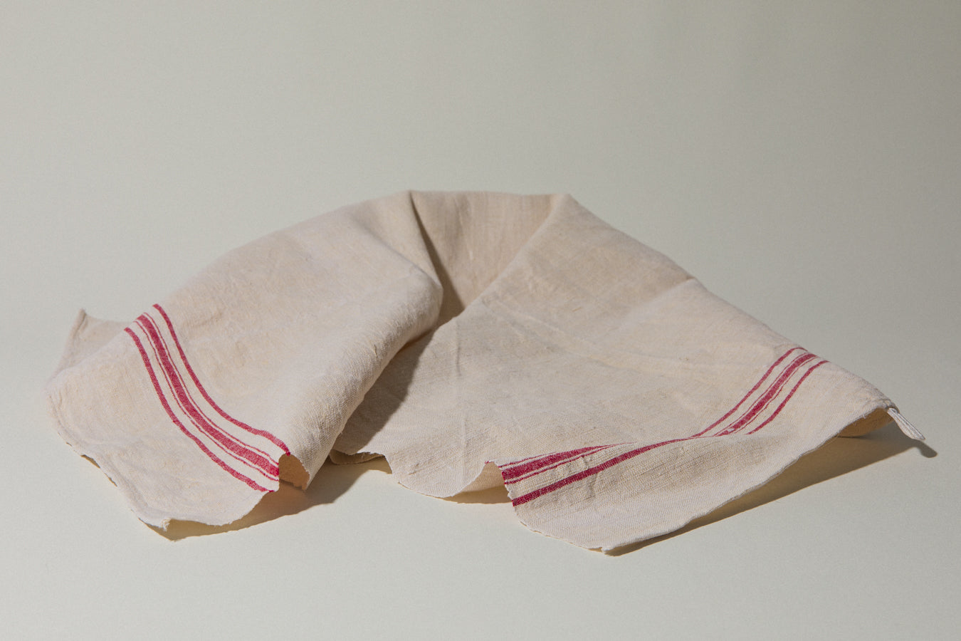 Vintage red-striped TOWEL