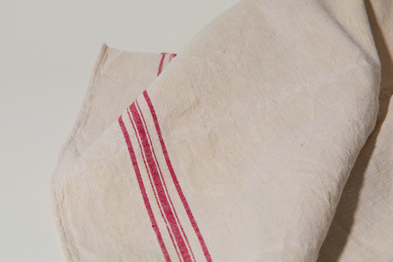 Vintage red-striped TOWEL