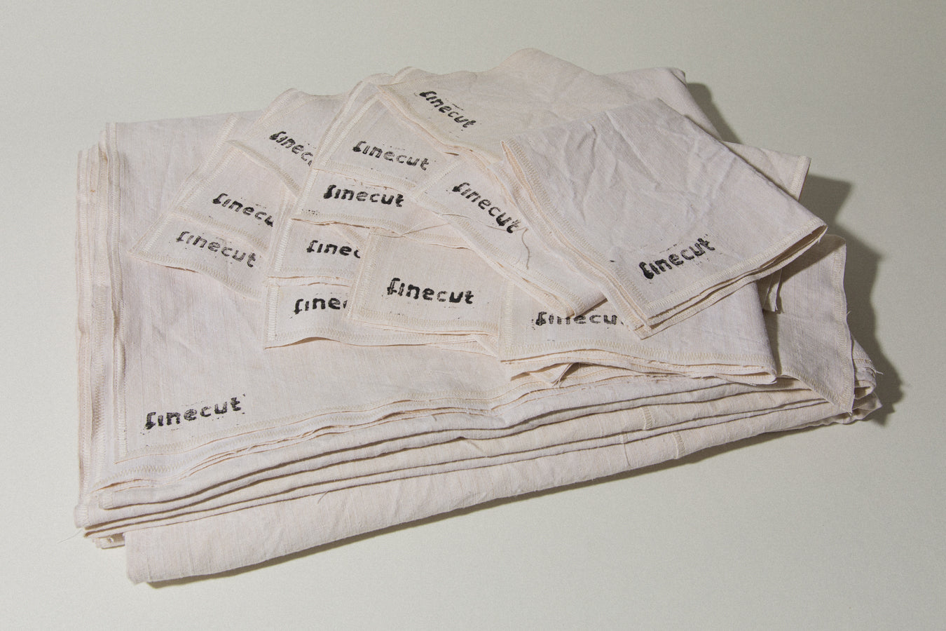 Vintage linen TABLECLOTH and NAPKIN SET