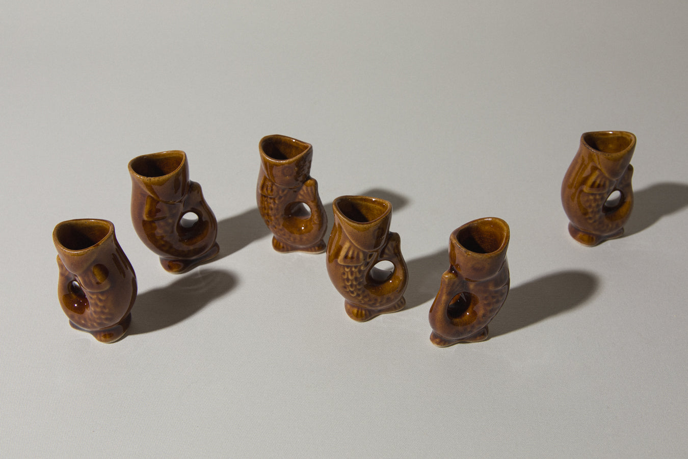 Set of six fish-shaped SHOOTER GLASSES _ 550