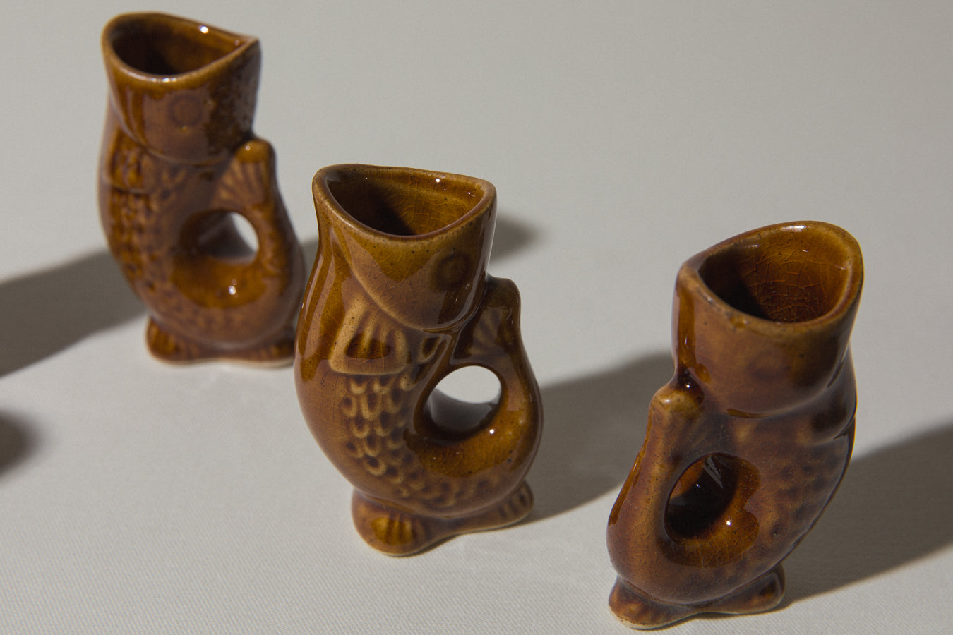 Set of six fish-shaped SHOOTER GLASSES _ 550