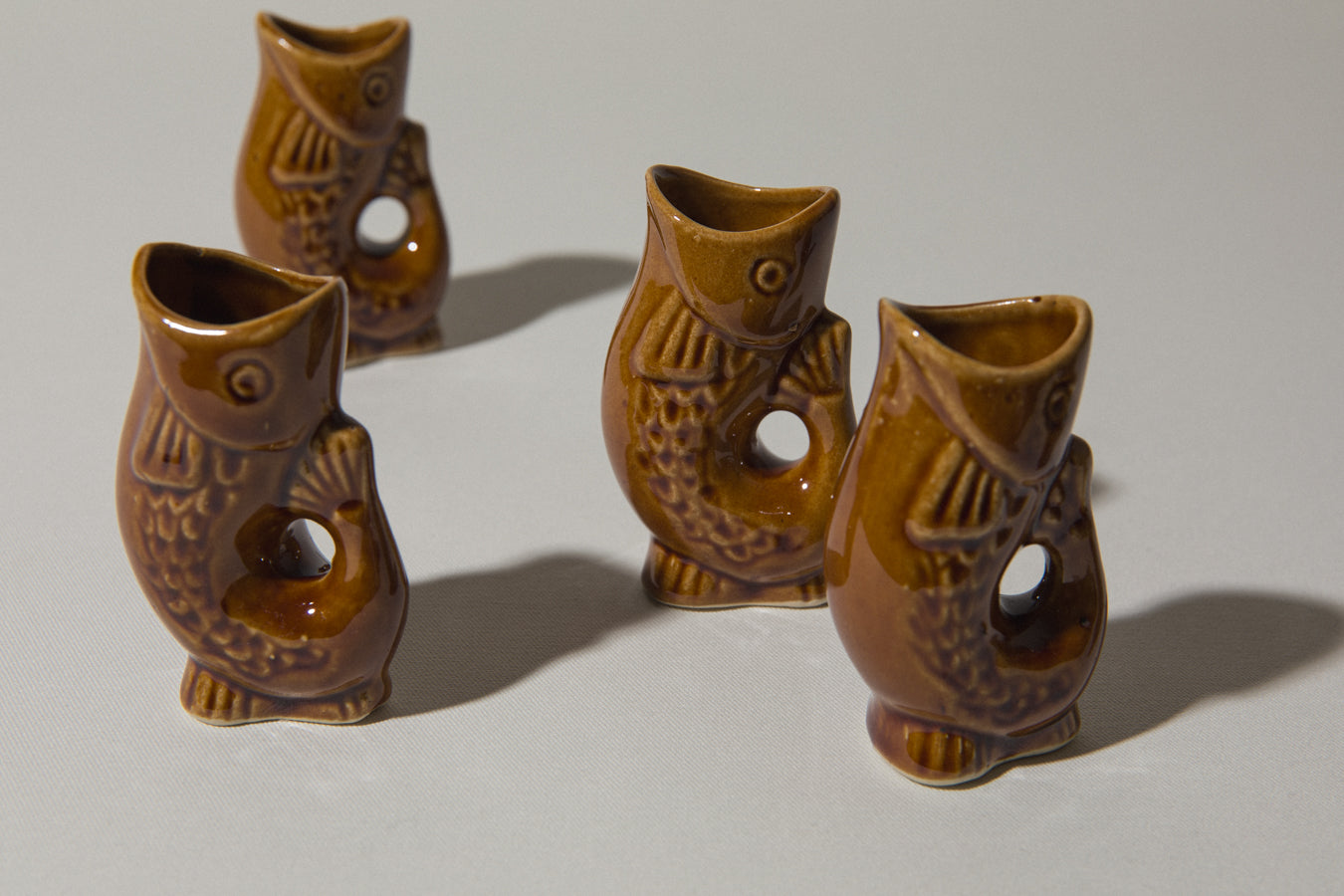 Set of five fish-shaped SHOOTER GLASSES _ 551