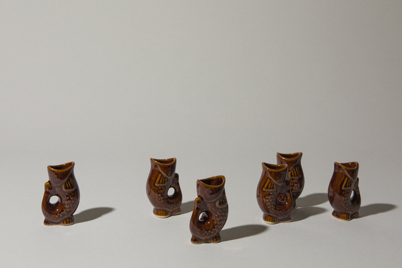 Set of six fish-shaped SHOOTER GLASSES _ 552