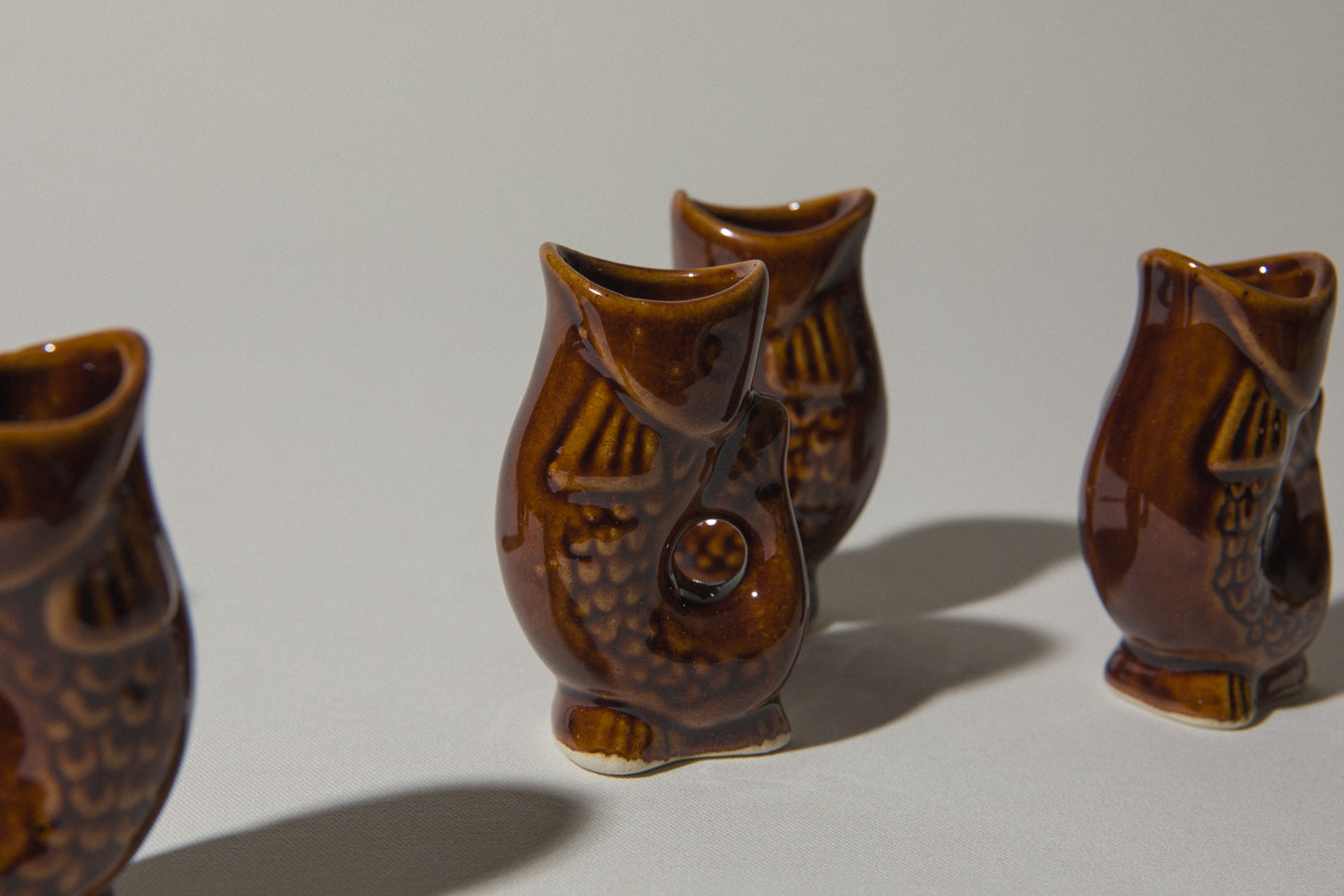 Set of six fish-shaped SHOOTER GLASSES _ 552