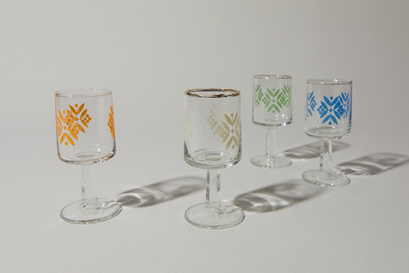 Set of four SHOOTER GLASSES