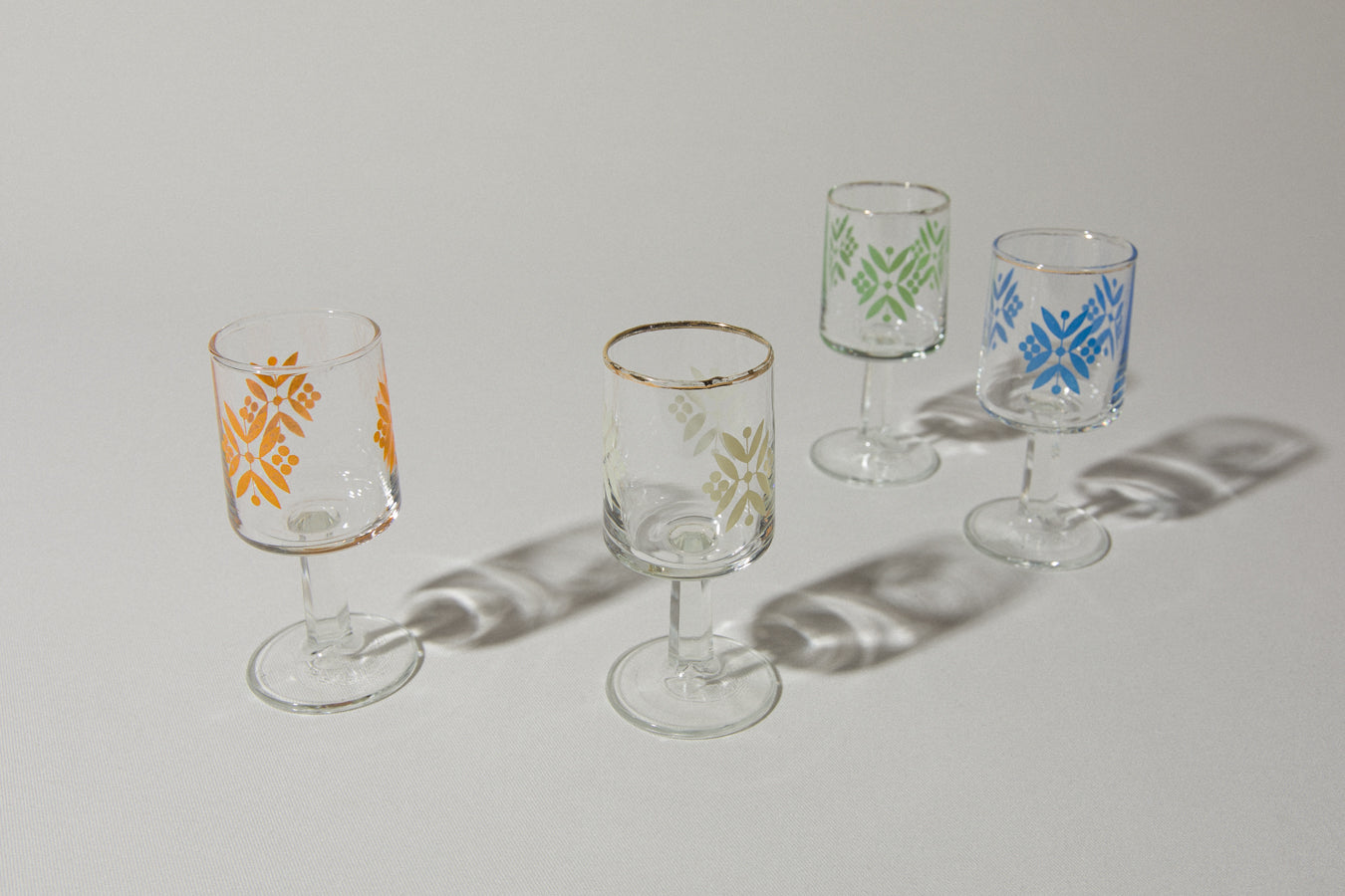 Set of four SHOOTER GLASSES