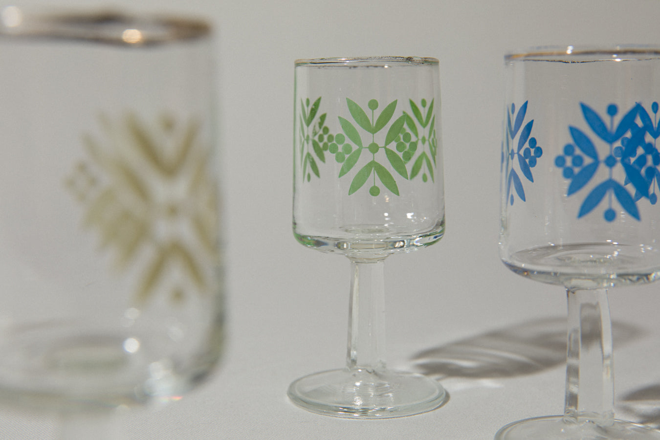 Set of four SHOOTER GLASSES