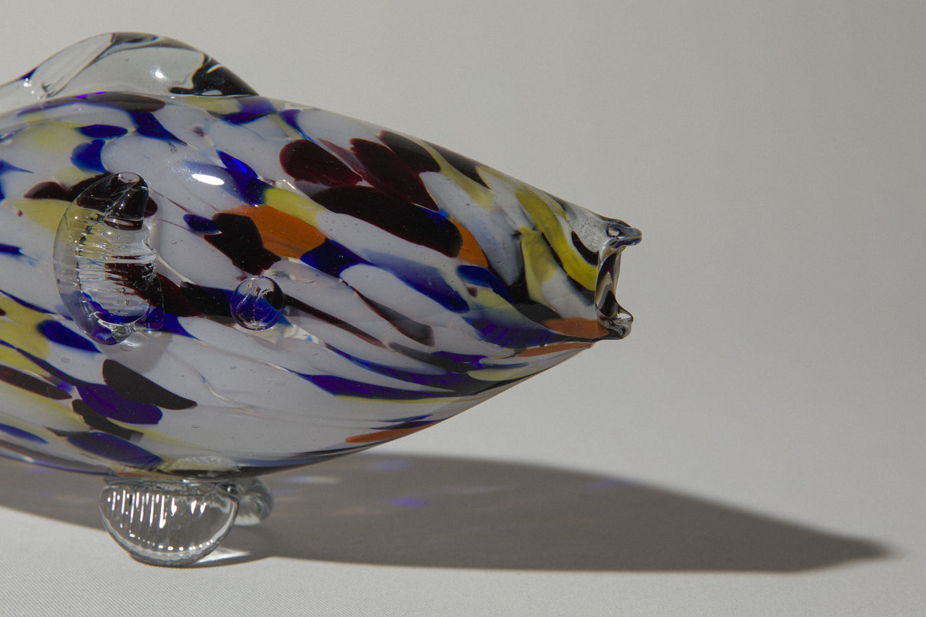 Speckled glass fish SCULPTURE