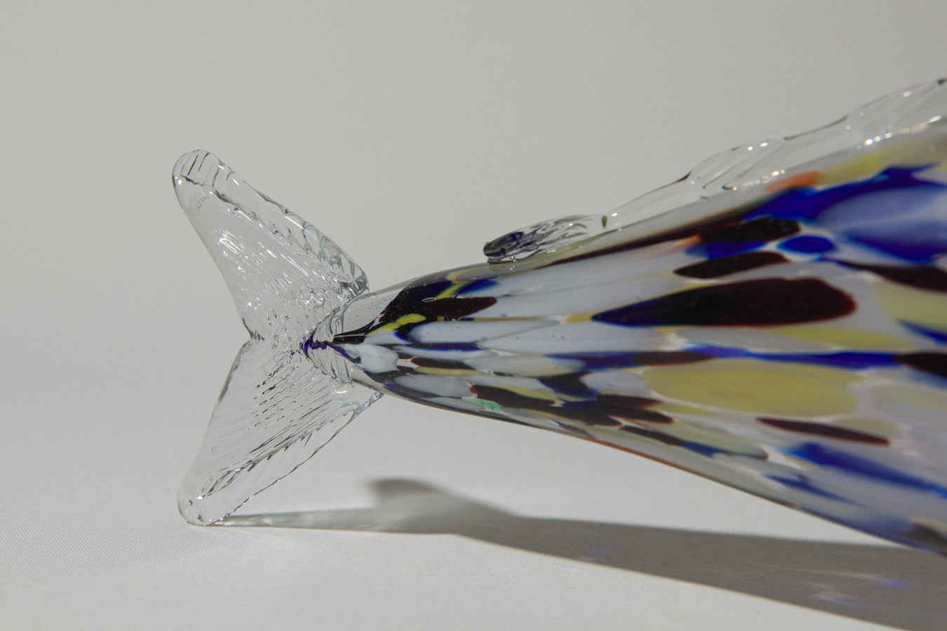 Speckled glass fish SCULPTURE