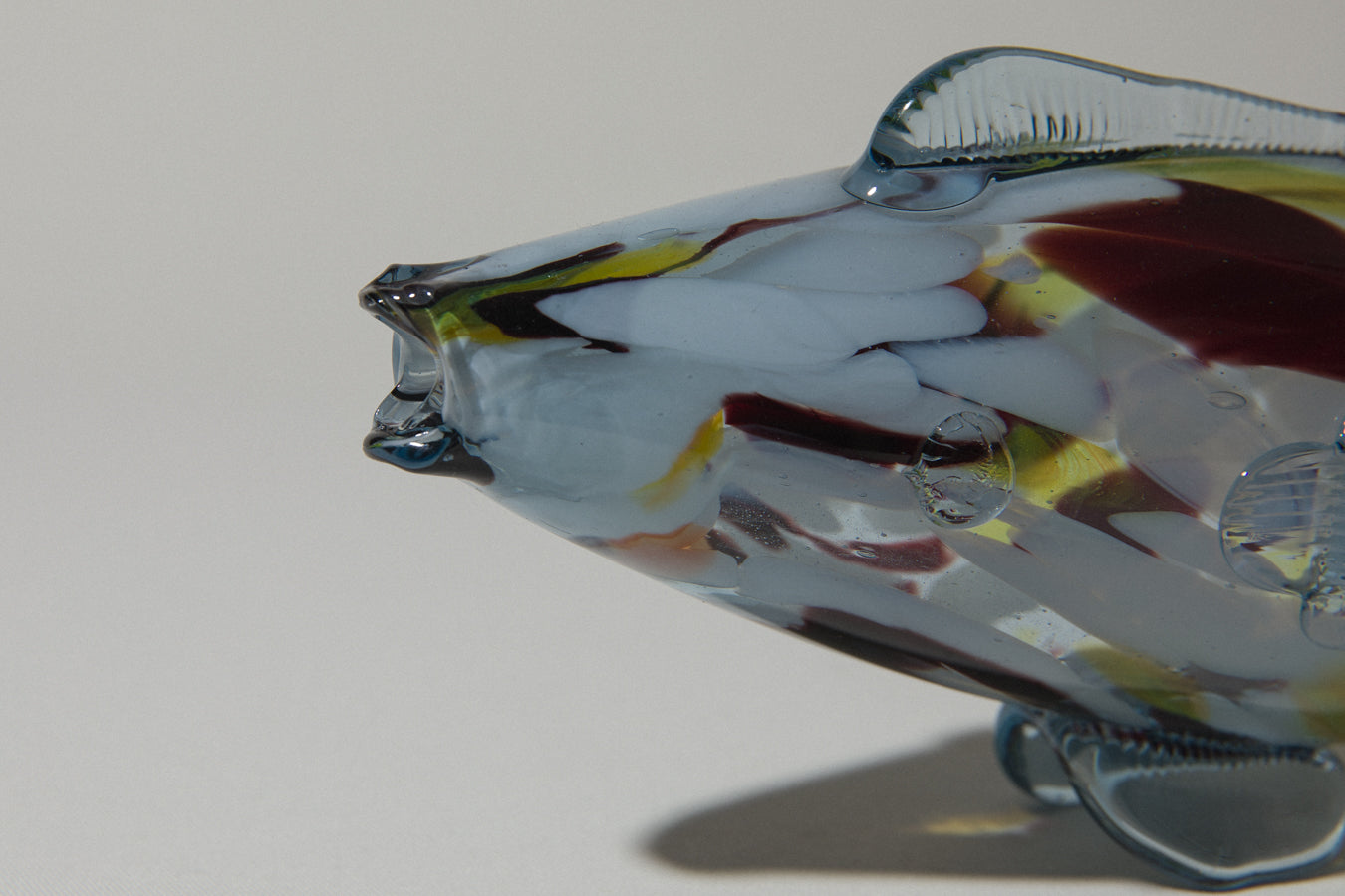 Speckled glass fish SCULPTURE