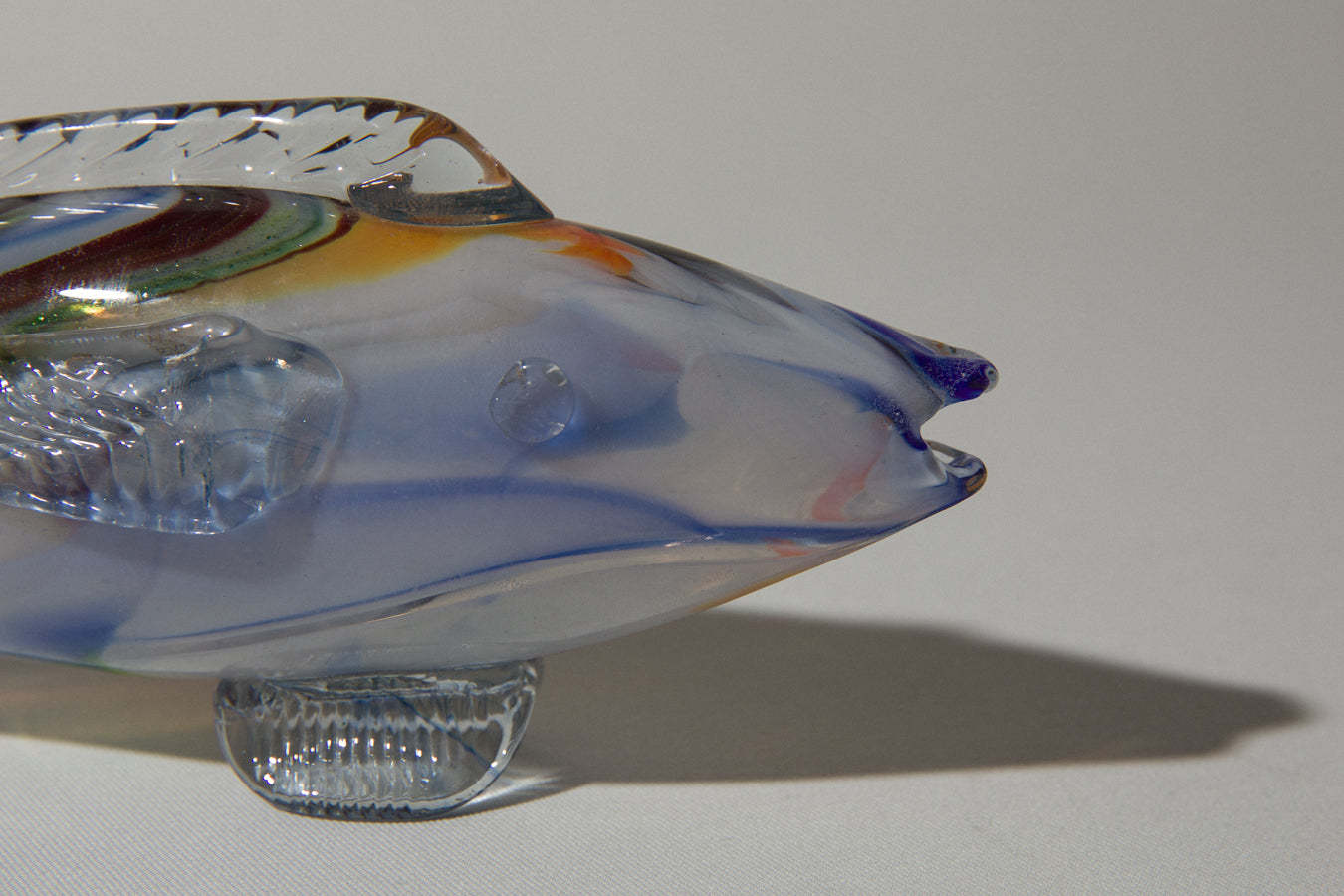 Speckled glass fish SCULPTURE