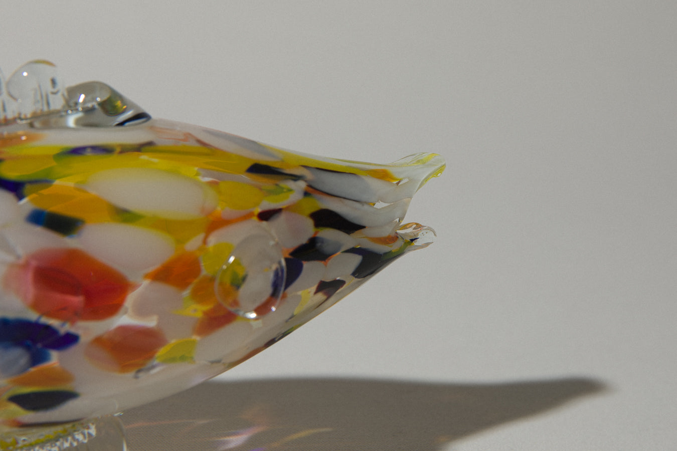 Speckled glass fish SCULPTURE