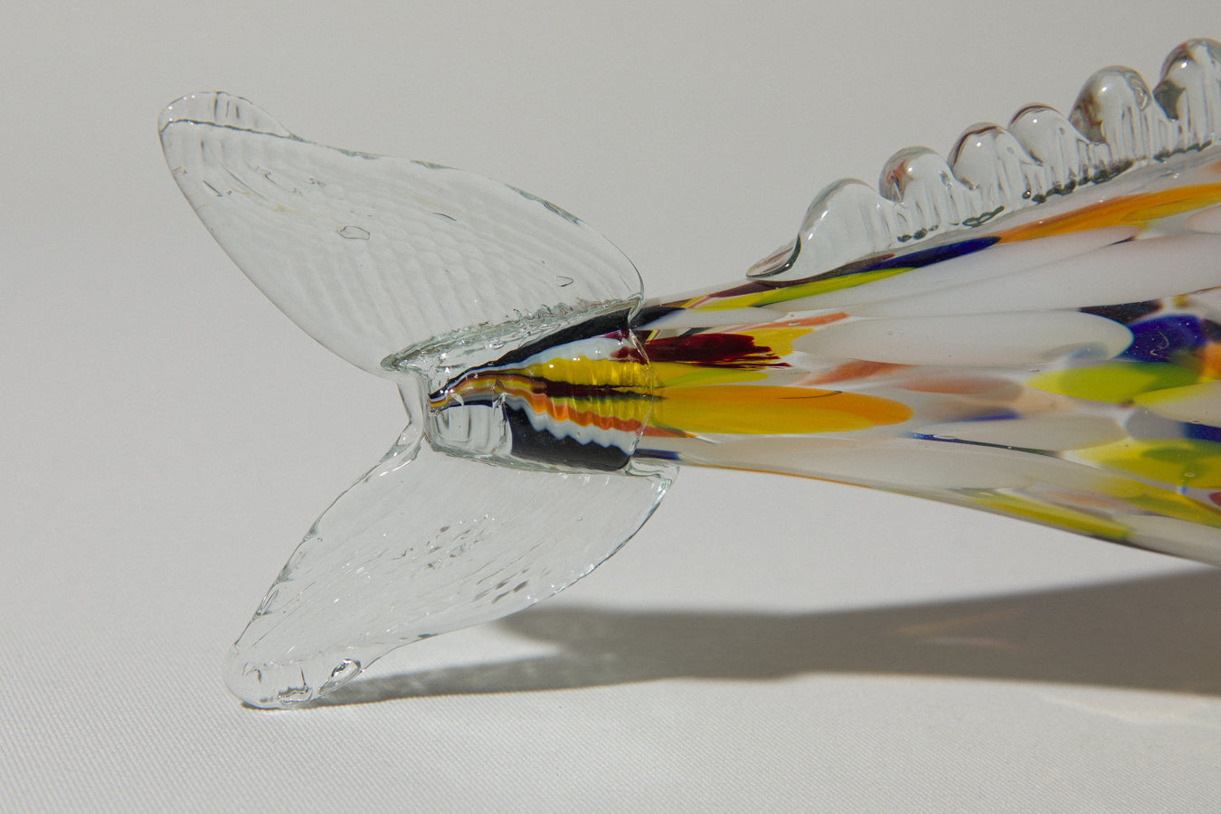 Speckled glass fish SCULPTURE