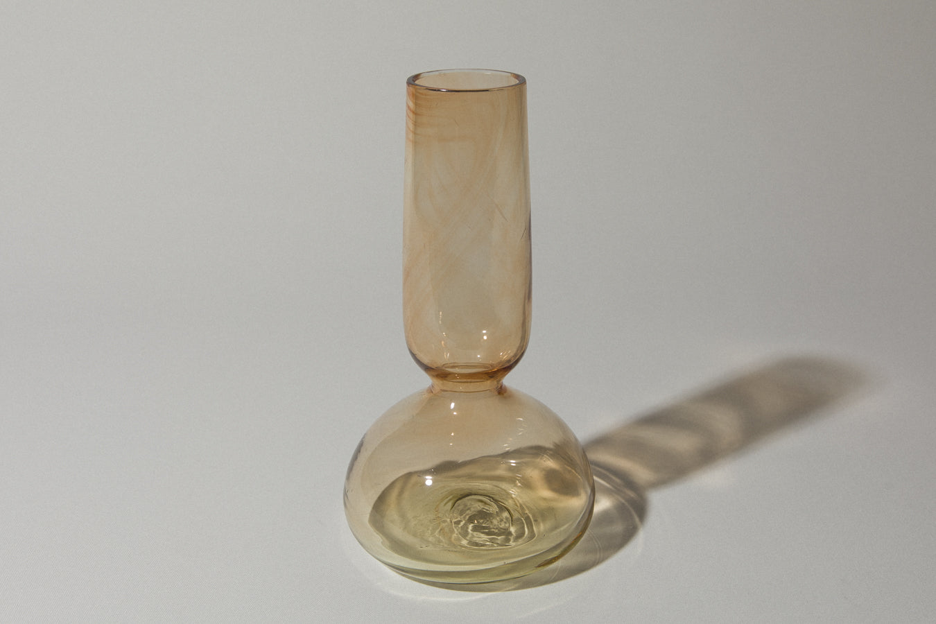 Amber glass VASE