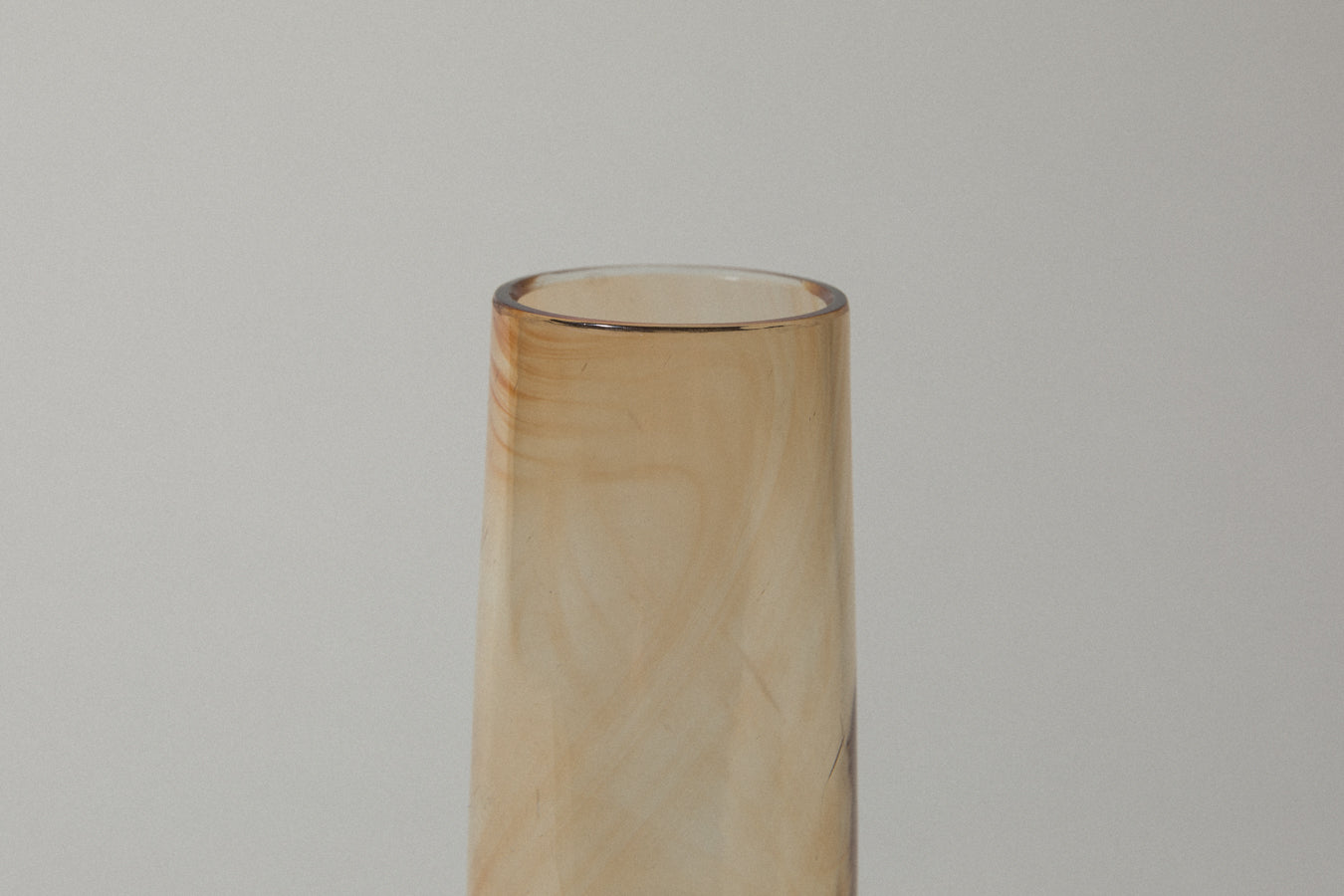 Amber glass VASE