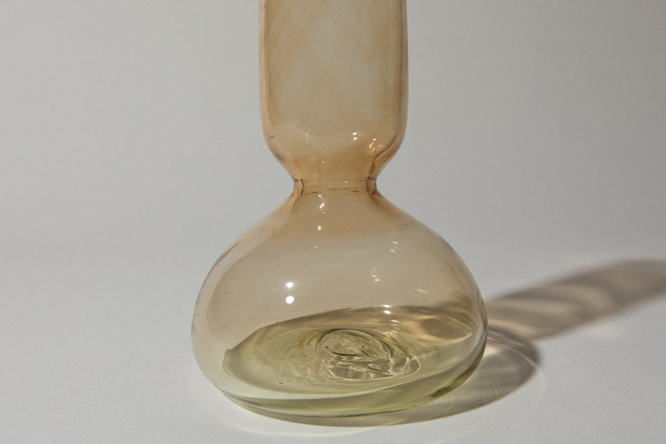 Amber glass VASE