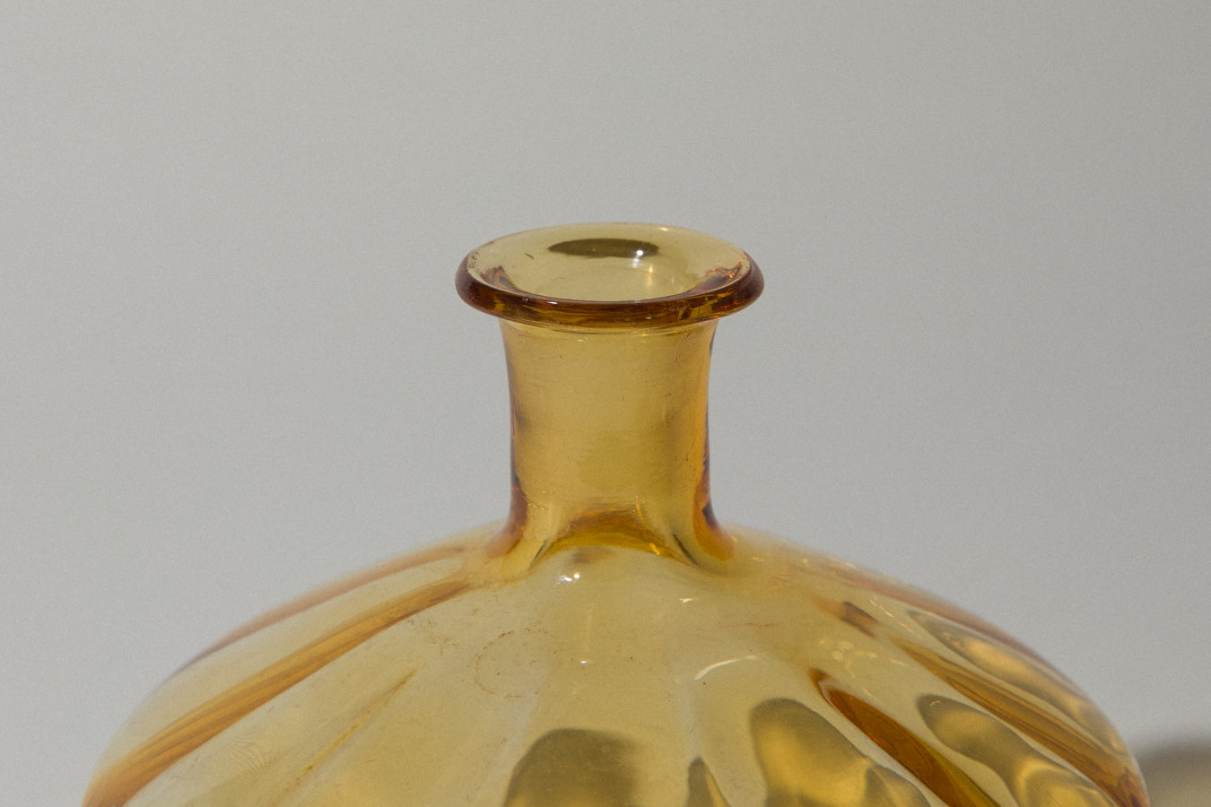 Amber glass VASE
