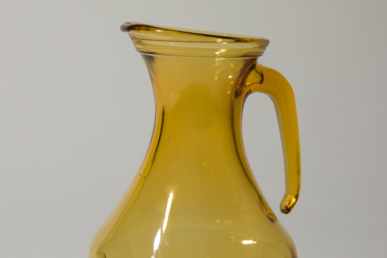 Amber glass JUG