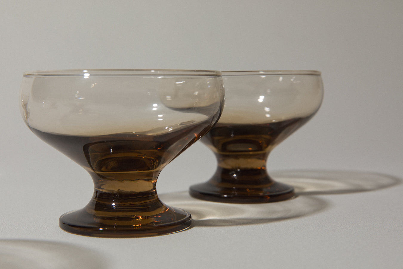 Smoke glass ICE-CREAM CUP