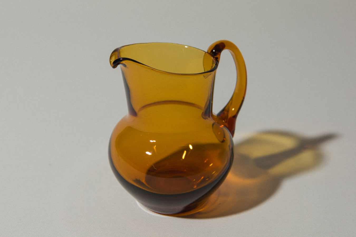 Amber glass JUG